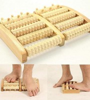 wooden foot massager