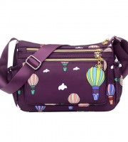 ( Purple Colour ) Korean Sports Travel Shoulder Bag